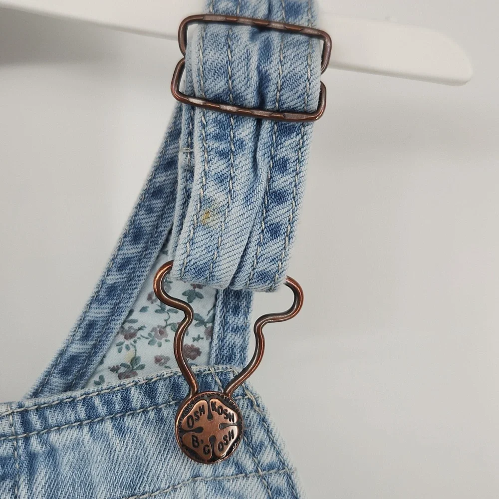 OshKosh B'gosh 3T Girls Classic  Light Blue Overalls